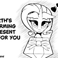 Подарок на день согревающего очага для тебя от RarityMyLove