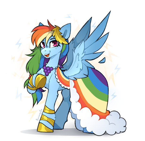 Rainbow Day 1
I've wanted to draw this dress for a long time, I really like it