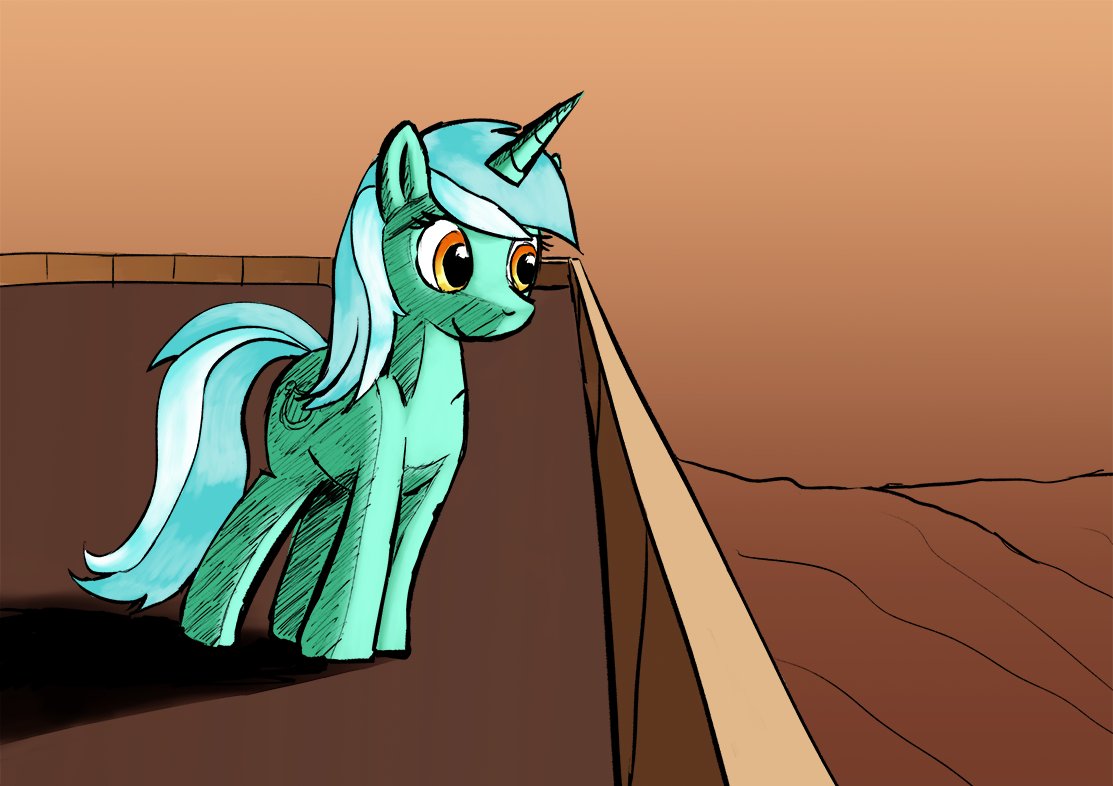 A bit of a lyra pone. Originally posted to tumblr in 2016. I dont really know much more about this one.